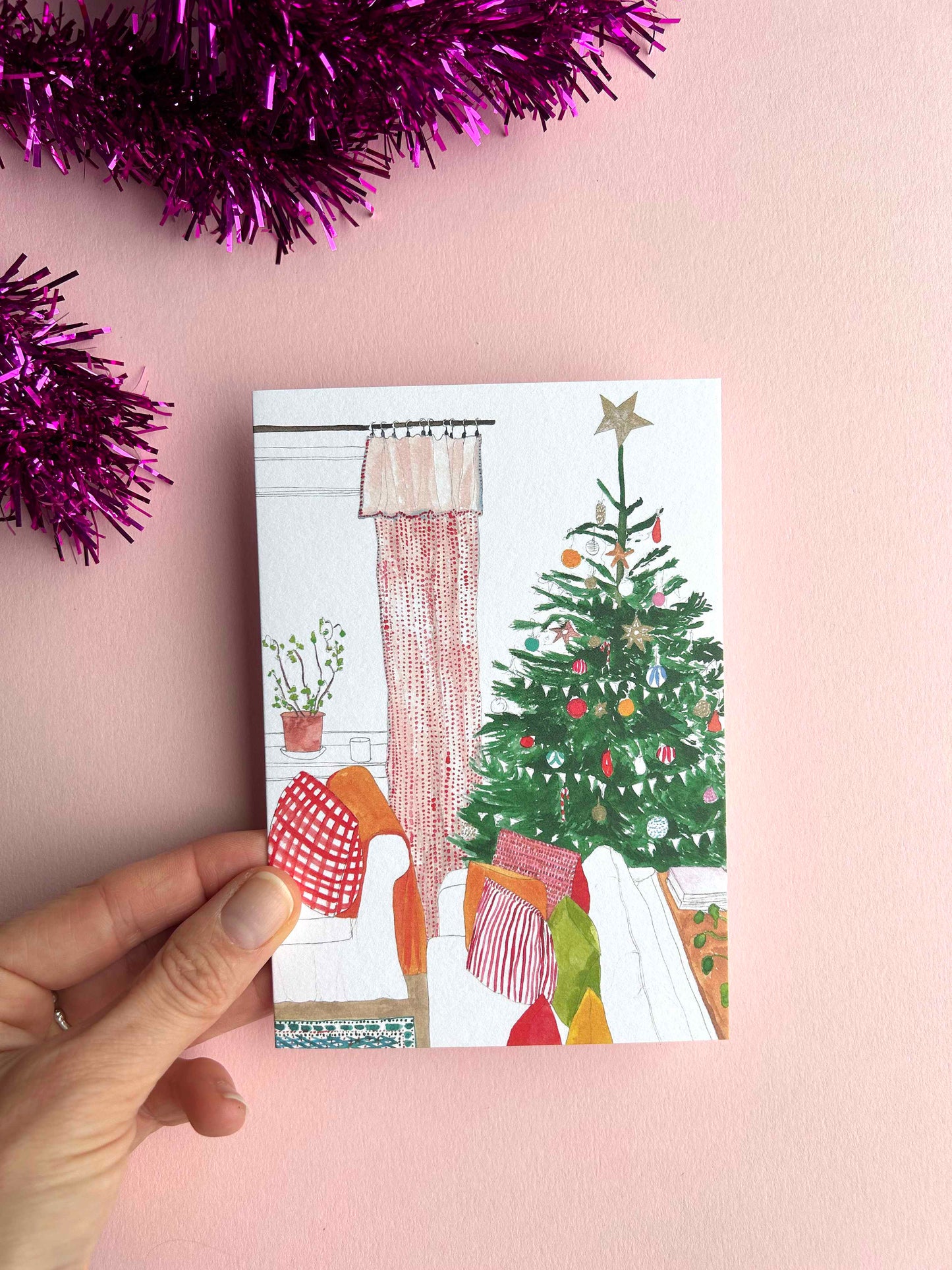 Christmas Living Room Card