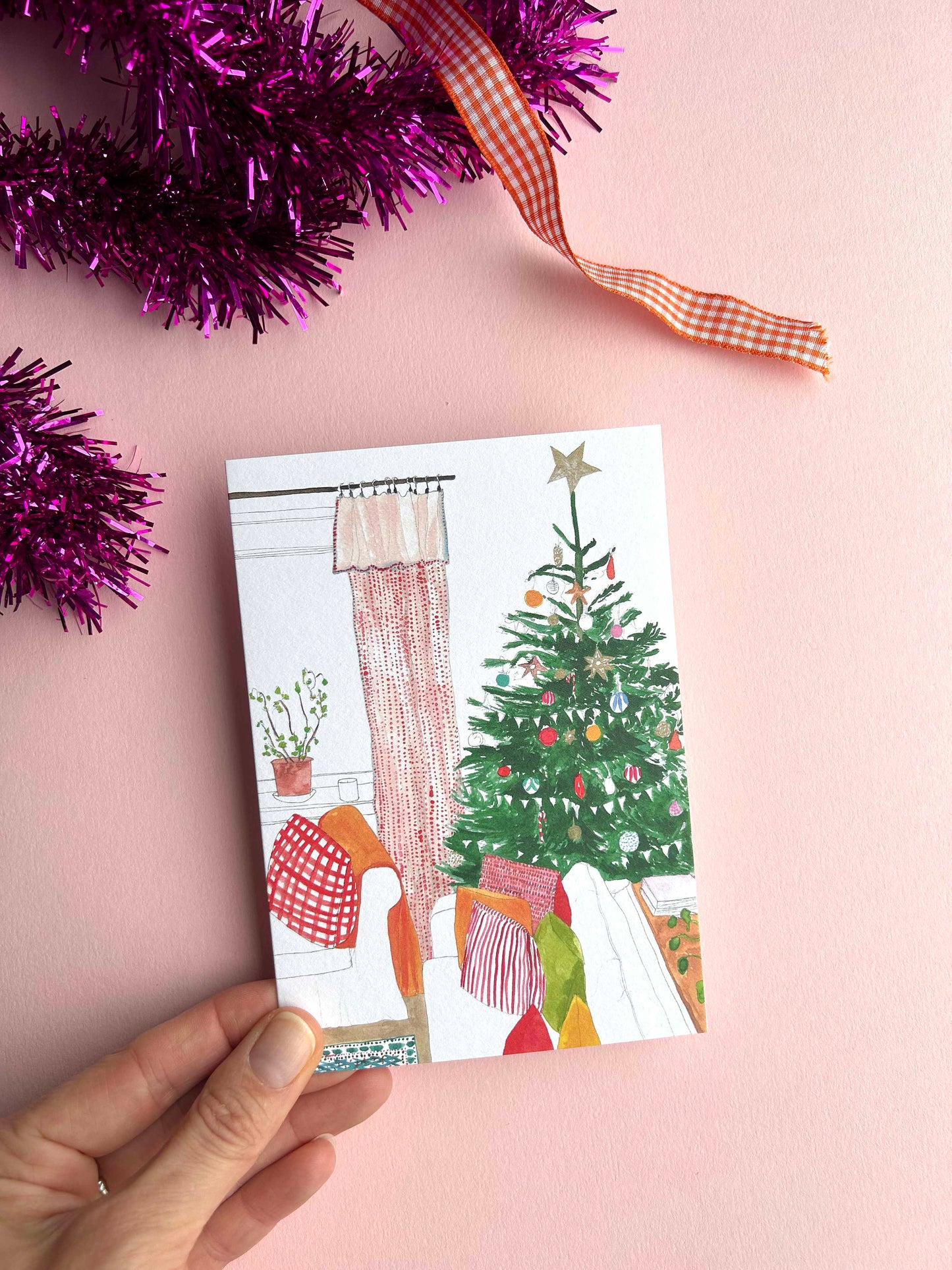 Christmas Living Room Card