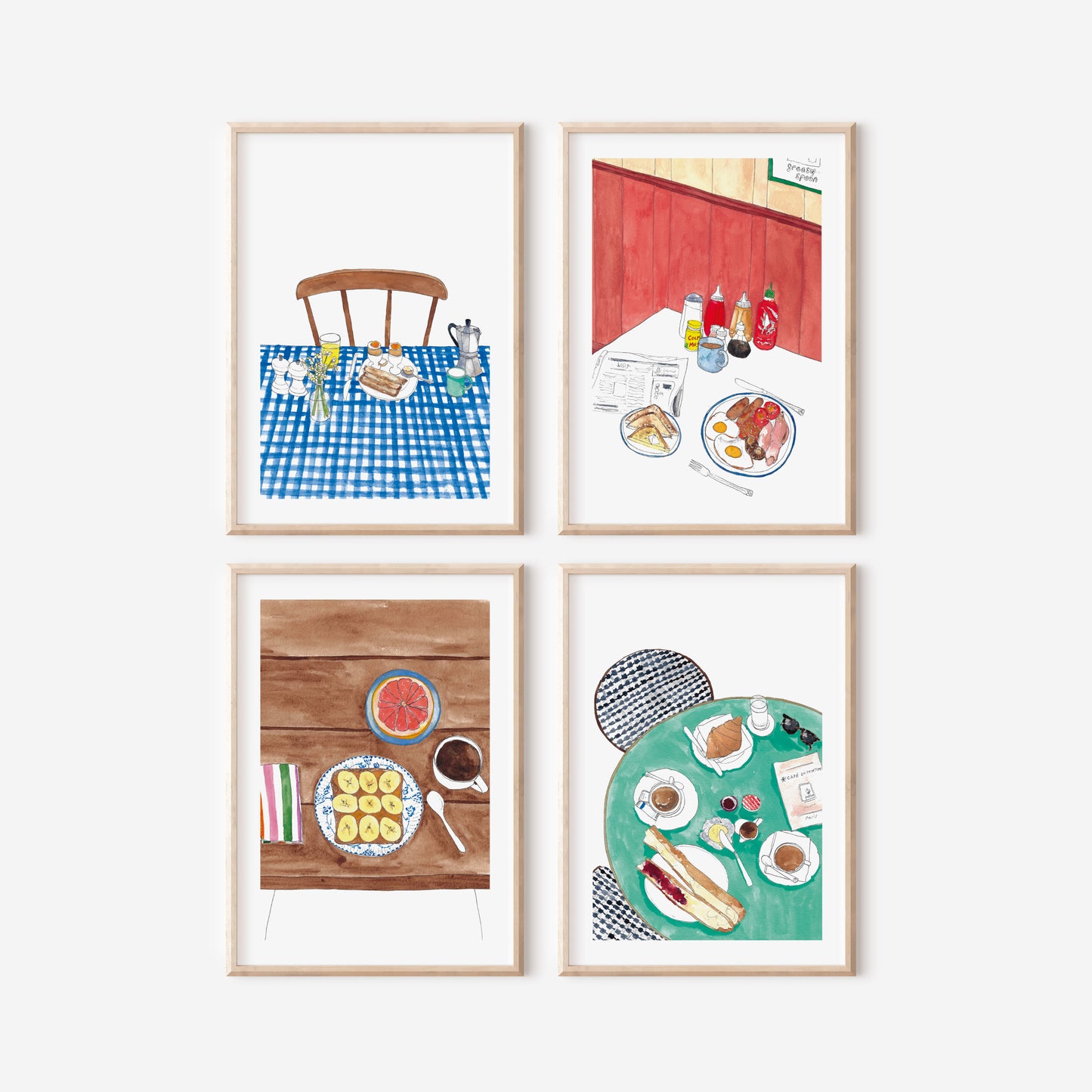 English Breakfast Art Print