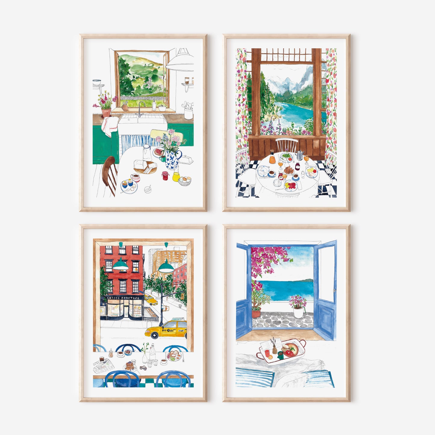 Country House Breakfast Limited Edition Print