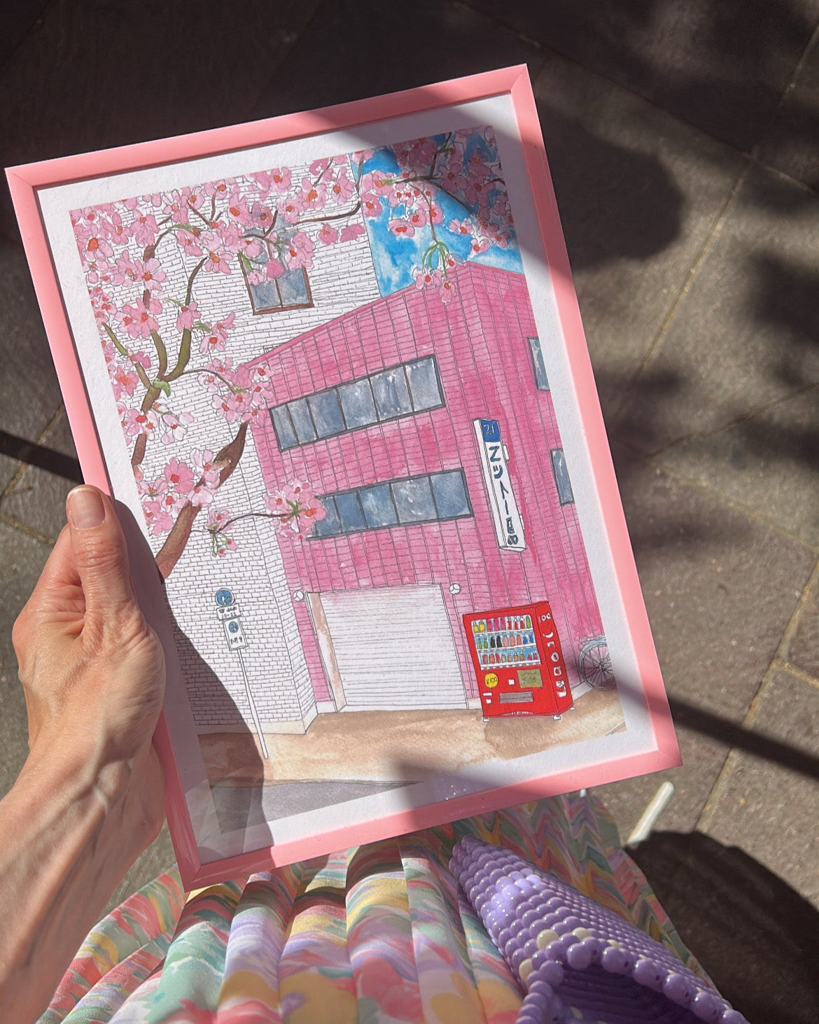 Pink Japan Art Print