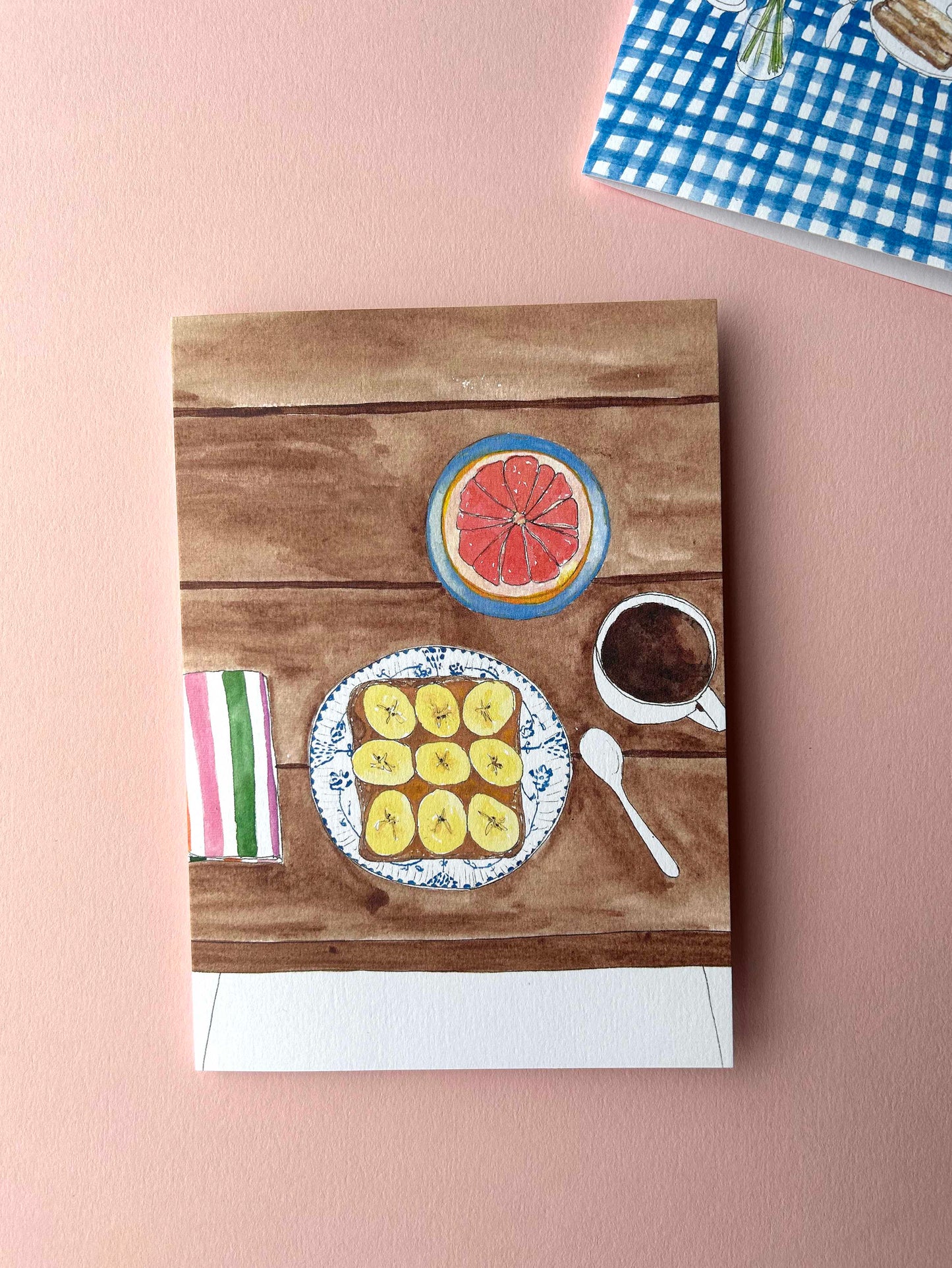 Banana on Toast Card