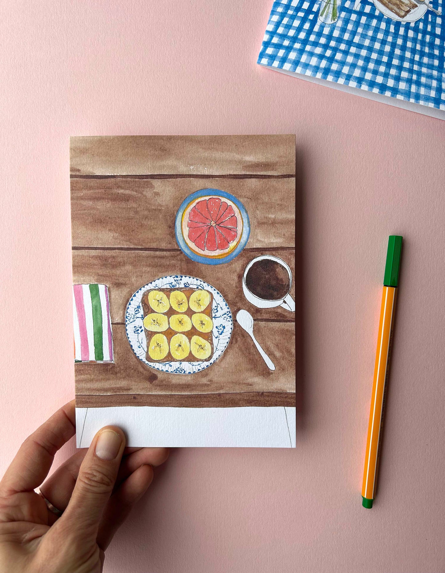 Banana on Toast Card