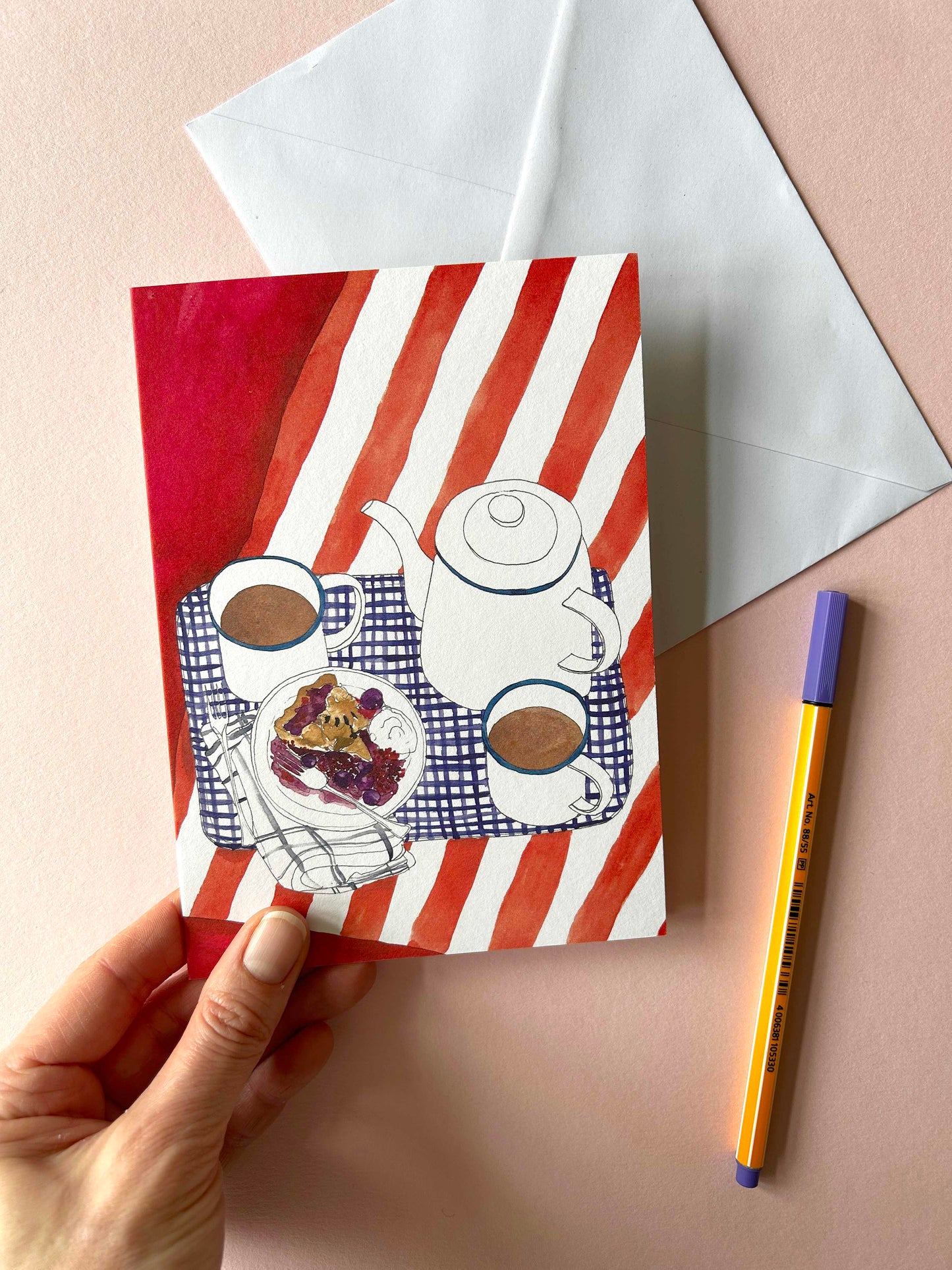 Cosy Tea for two card