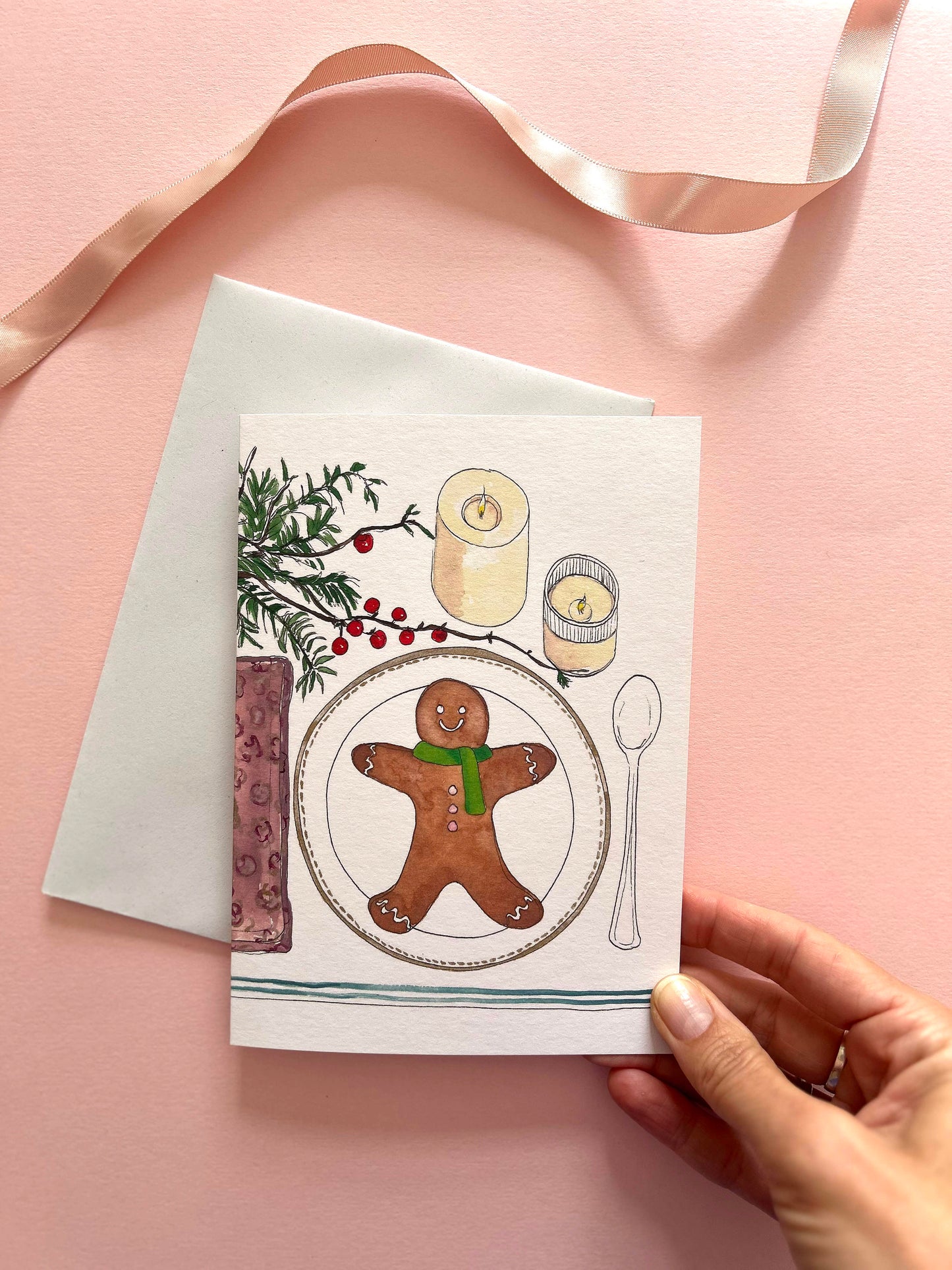Christmas Gingerbread Man Card