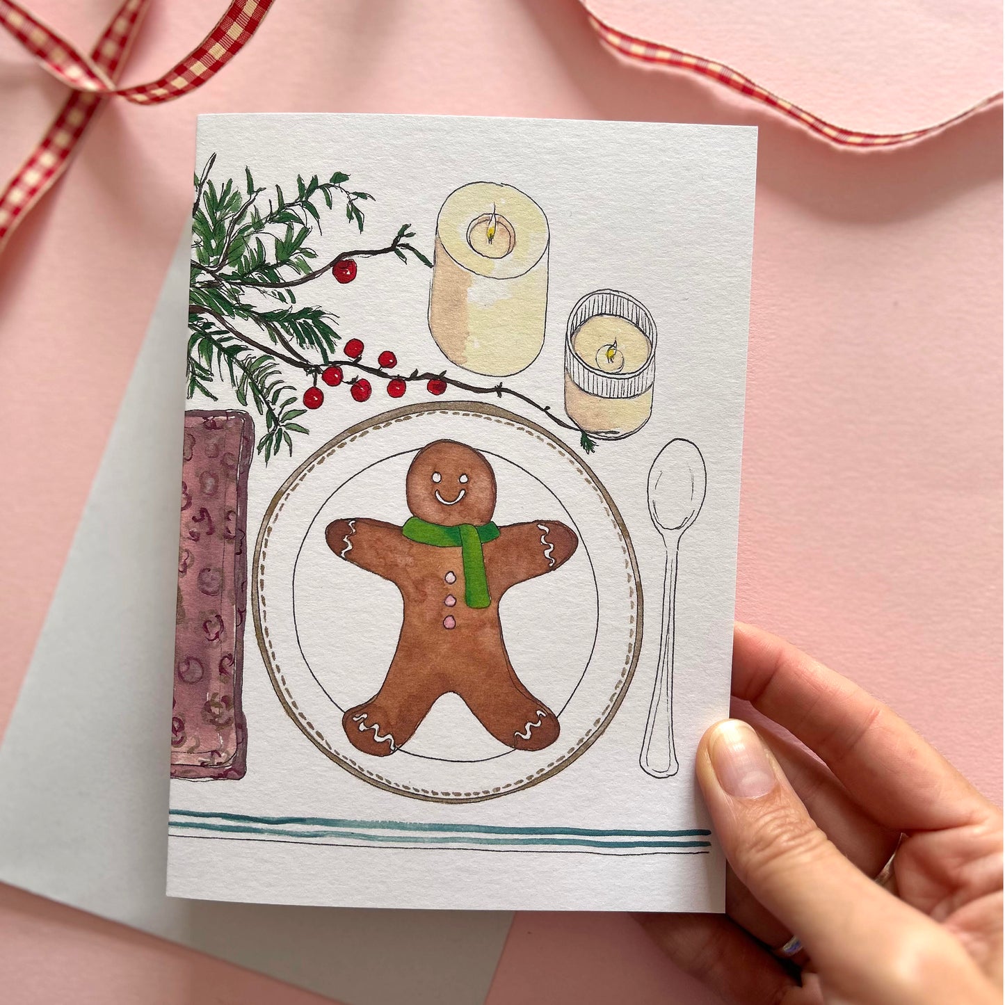 Christmas Gingerbread Man Card