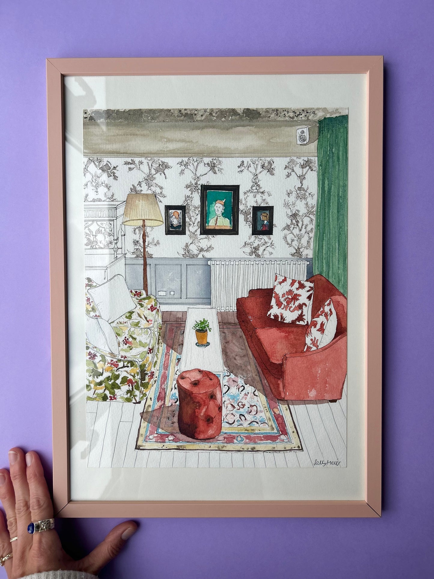 Original Painting of The Pig Hotel