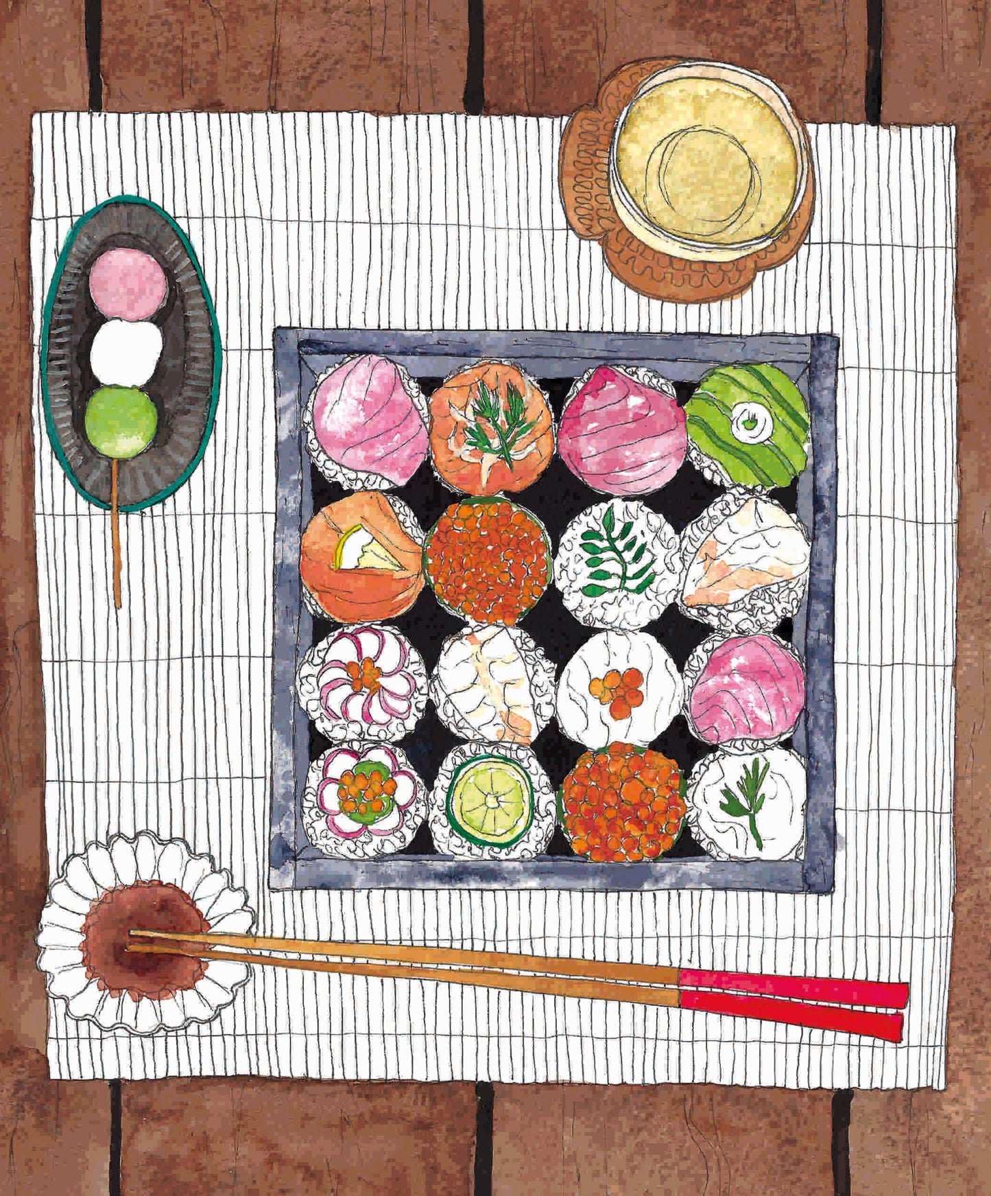 Japanese Meal Art Print
