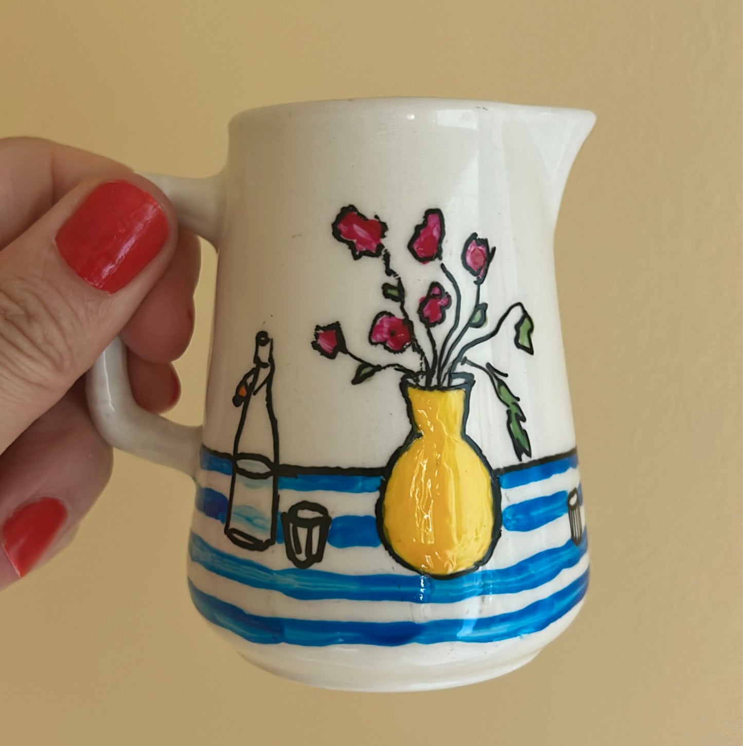 Illustrated Vintage Jug
