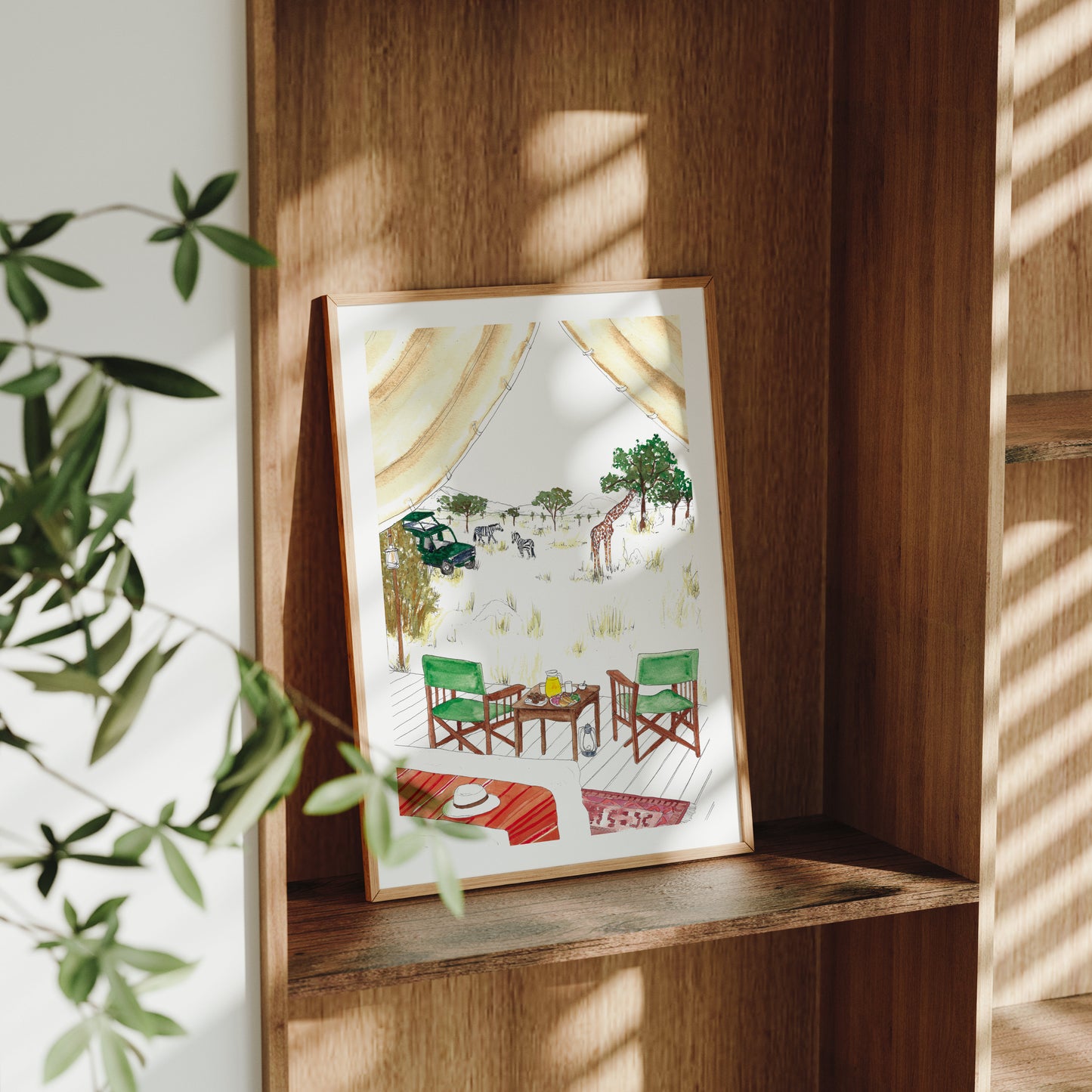 Kenya Safari Art Print