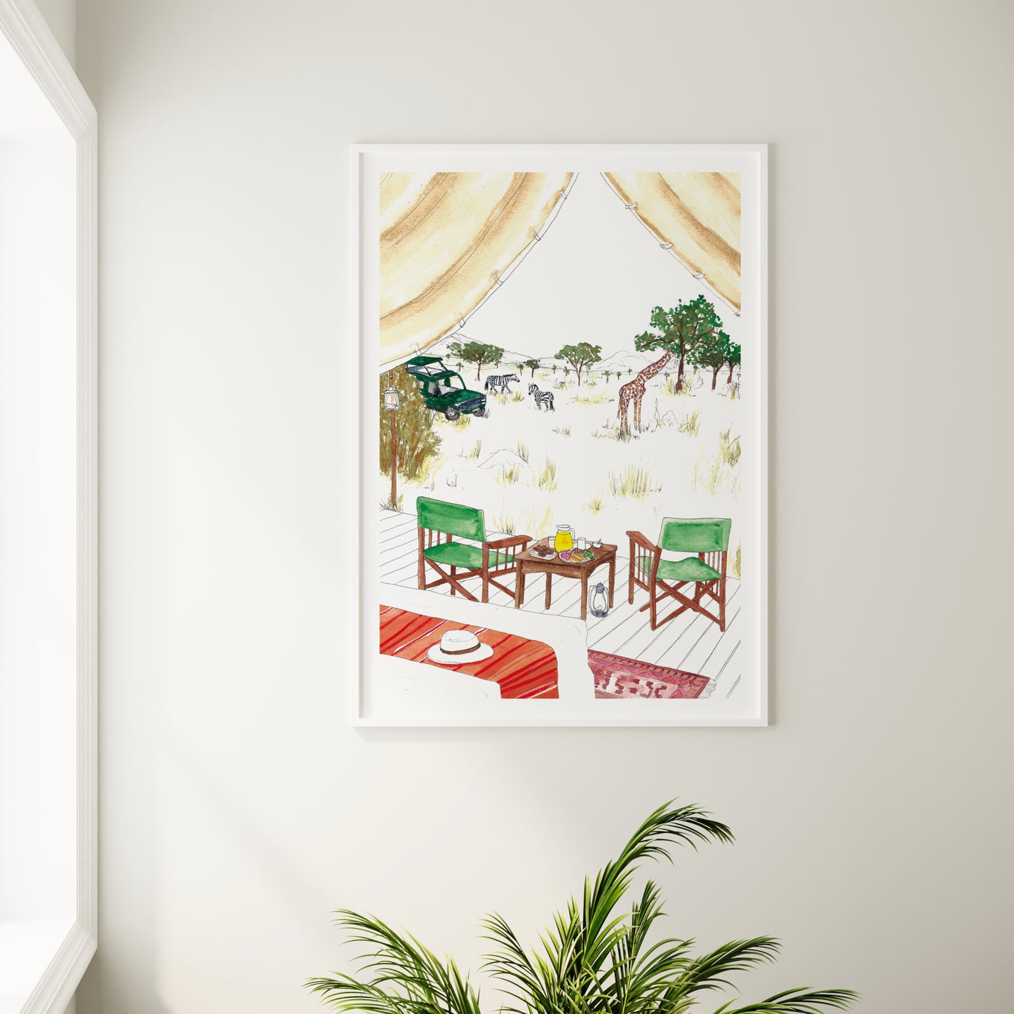 Kenya Safari Art Print