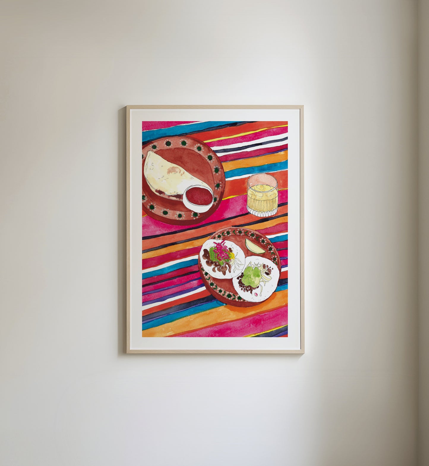 A Mexican Meal Print