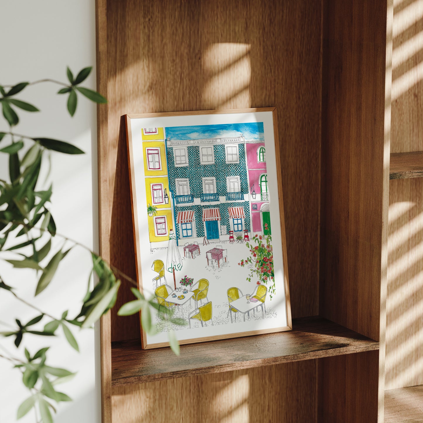 Portuguese City Art Print