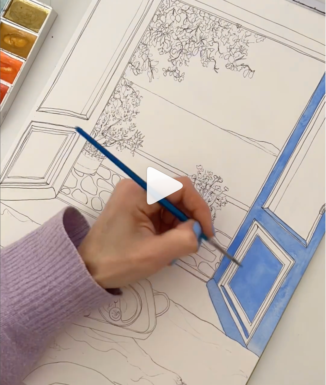 Breakfast in Greece Limited Edition Print