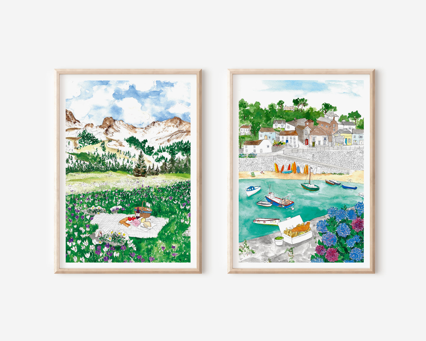 Cornish Summer Art Print