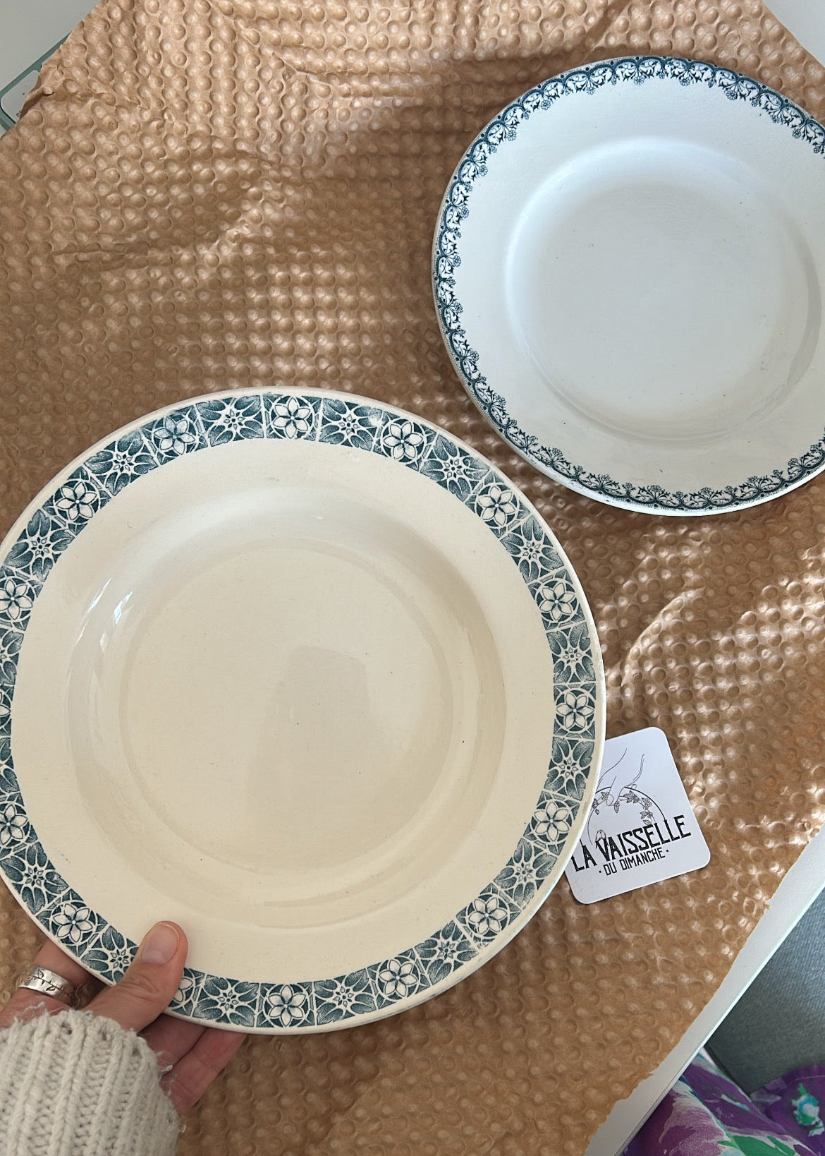 Illustrated Vintage Plate - to hang on the wall