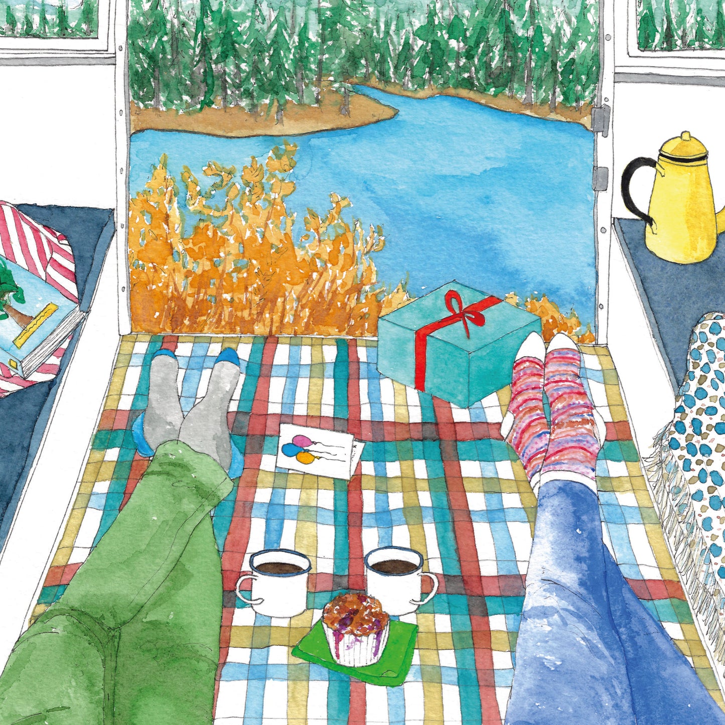 Camper Van holiday Card