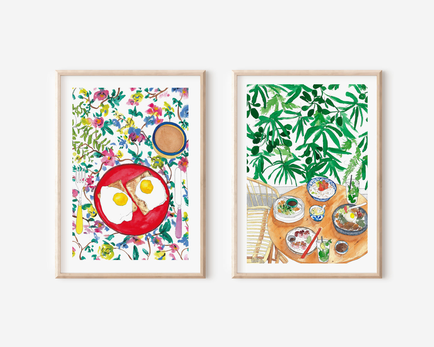 Eggs on Plate Mini Print