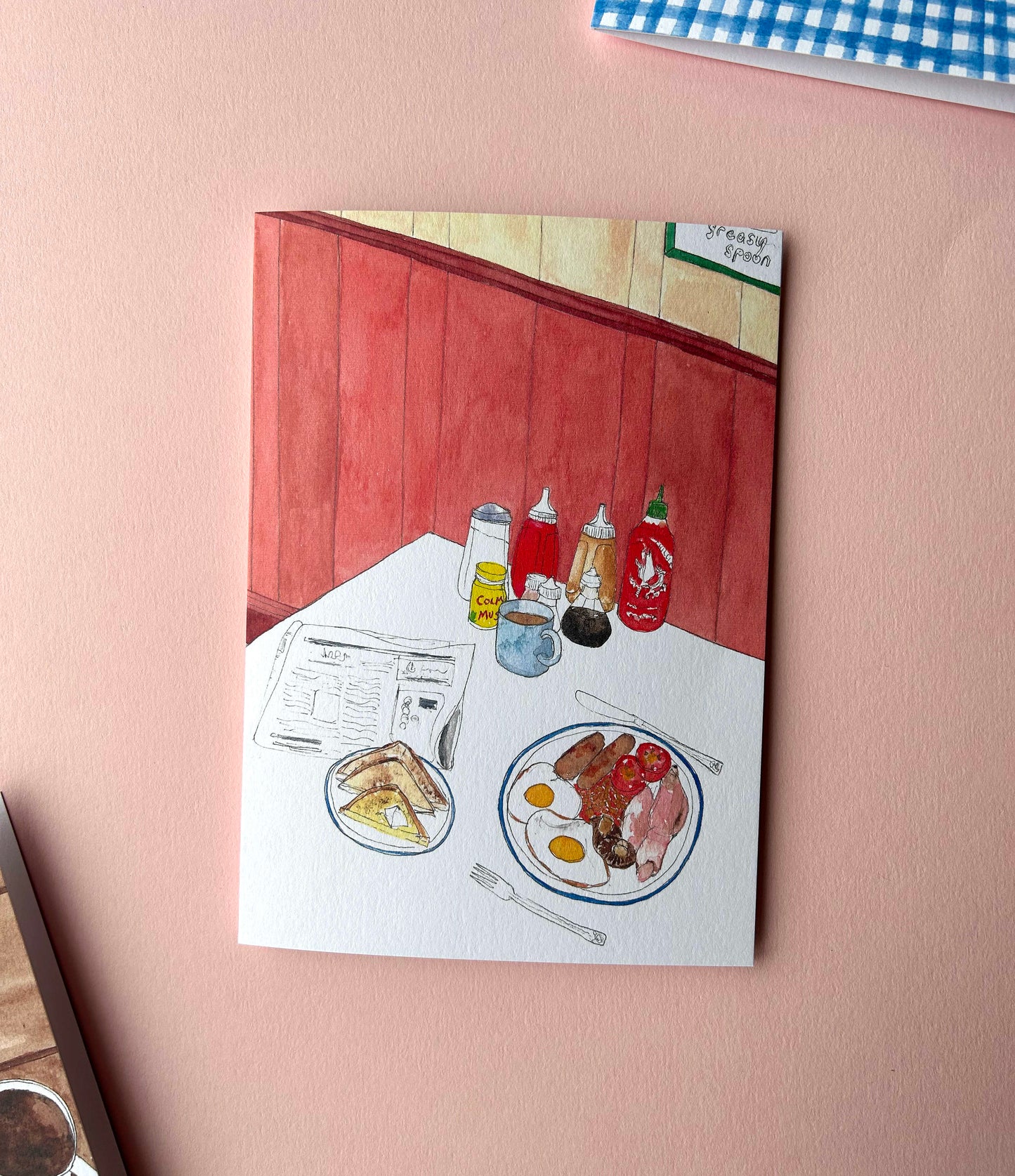 English Breakfast Card