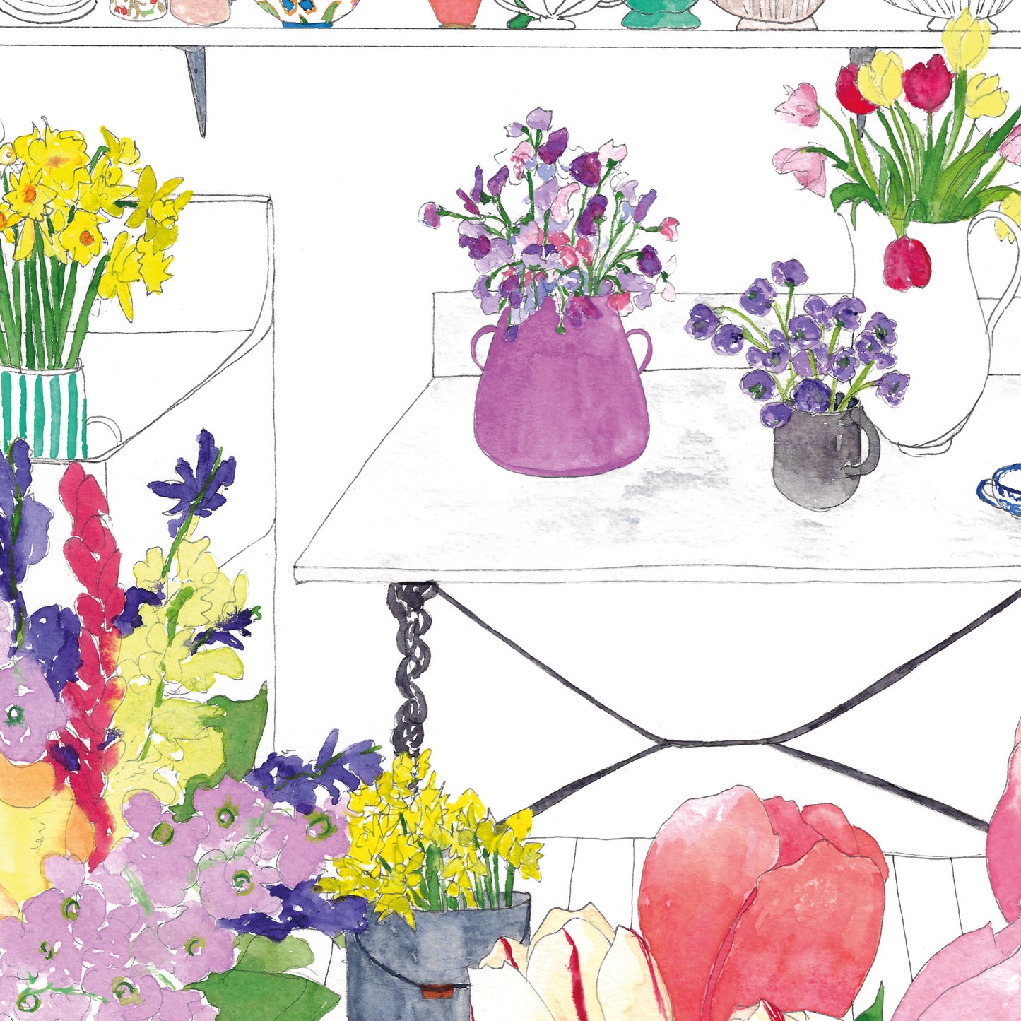 Florist Art Print