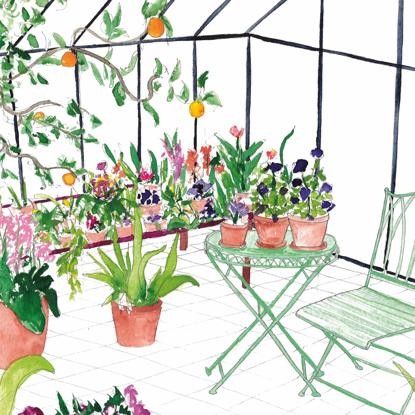 Greenhouse Art Print