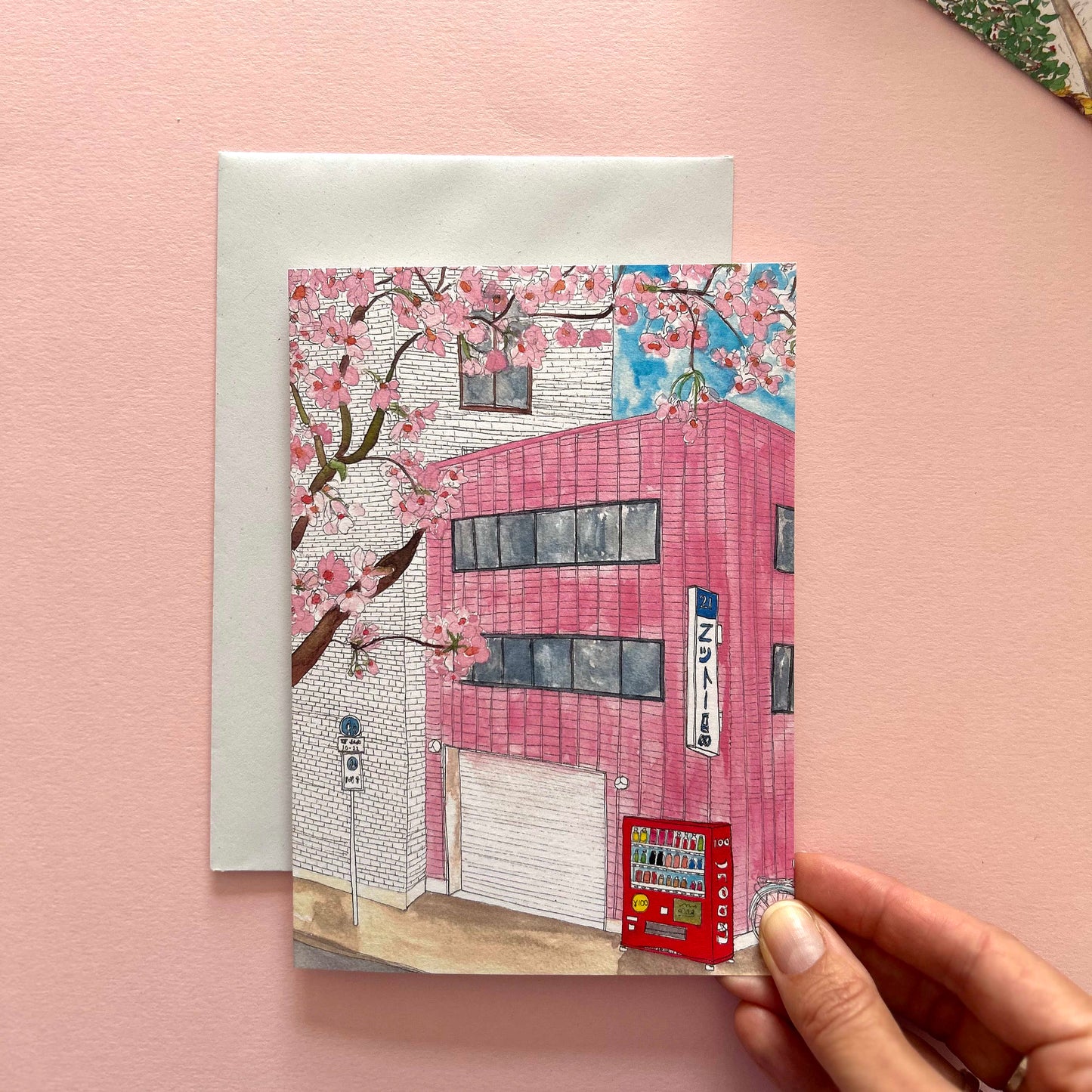 Pink Japan Card