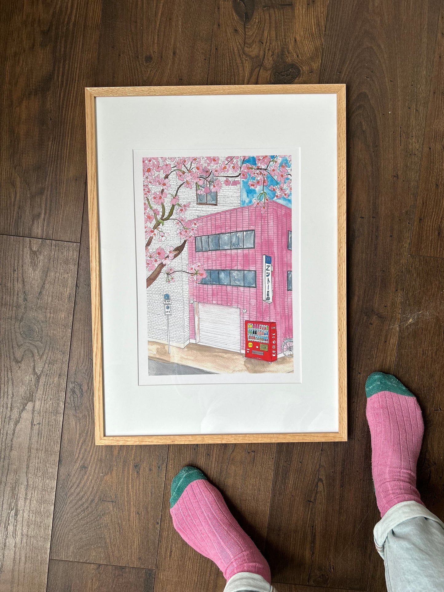 Pink Japan Art Print