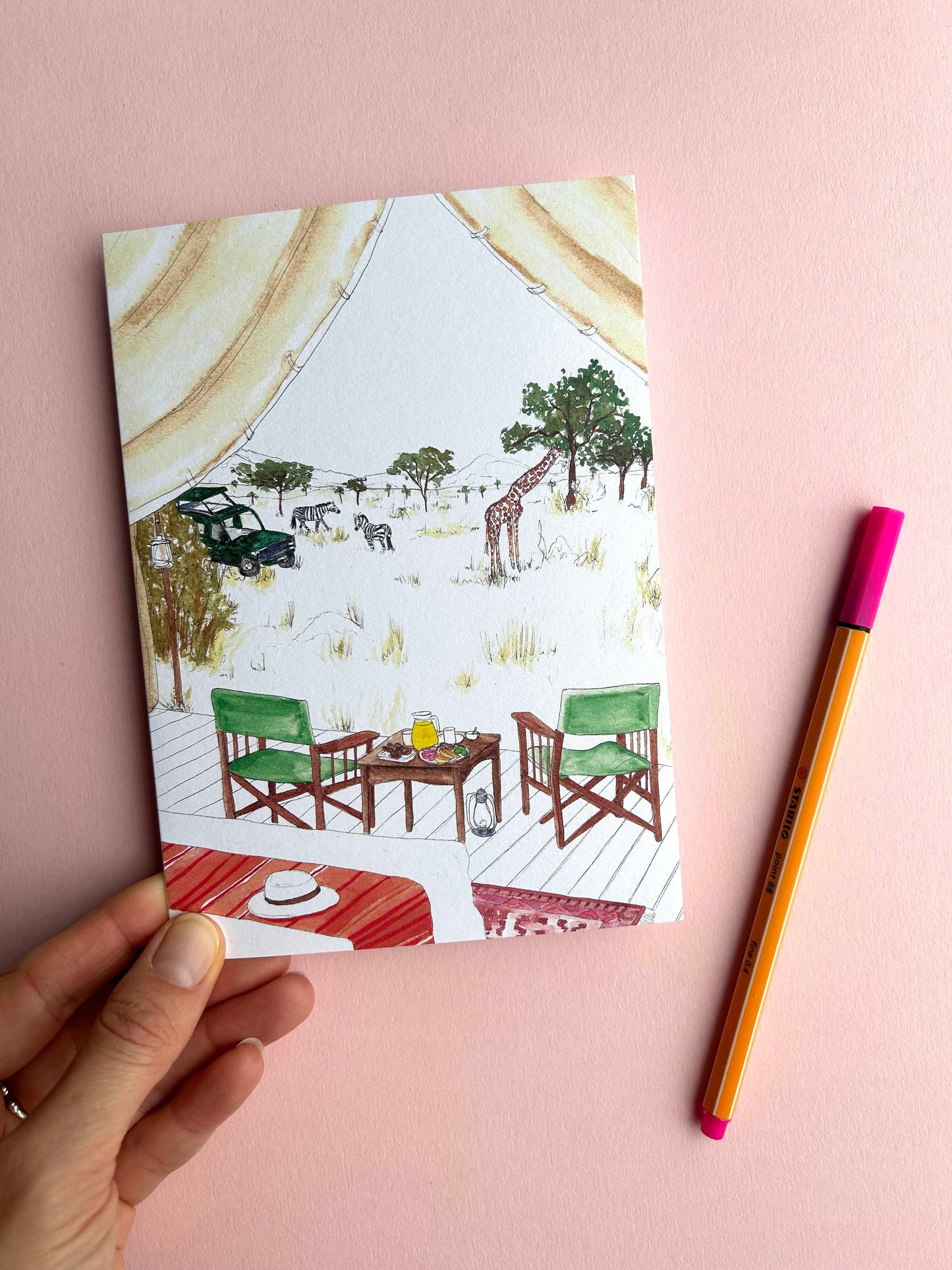 African Safari Card