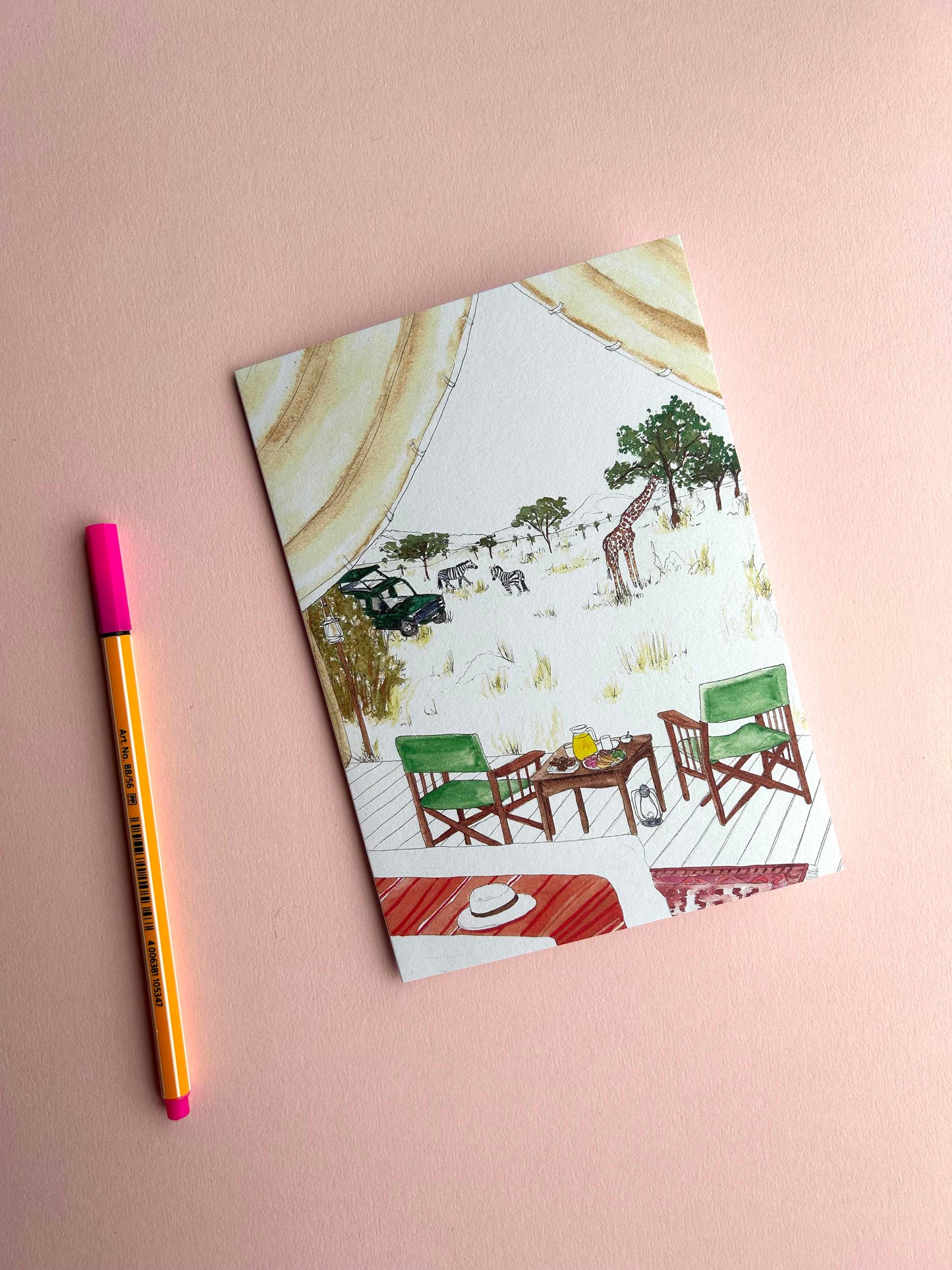 African Safari Card