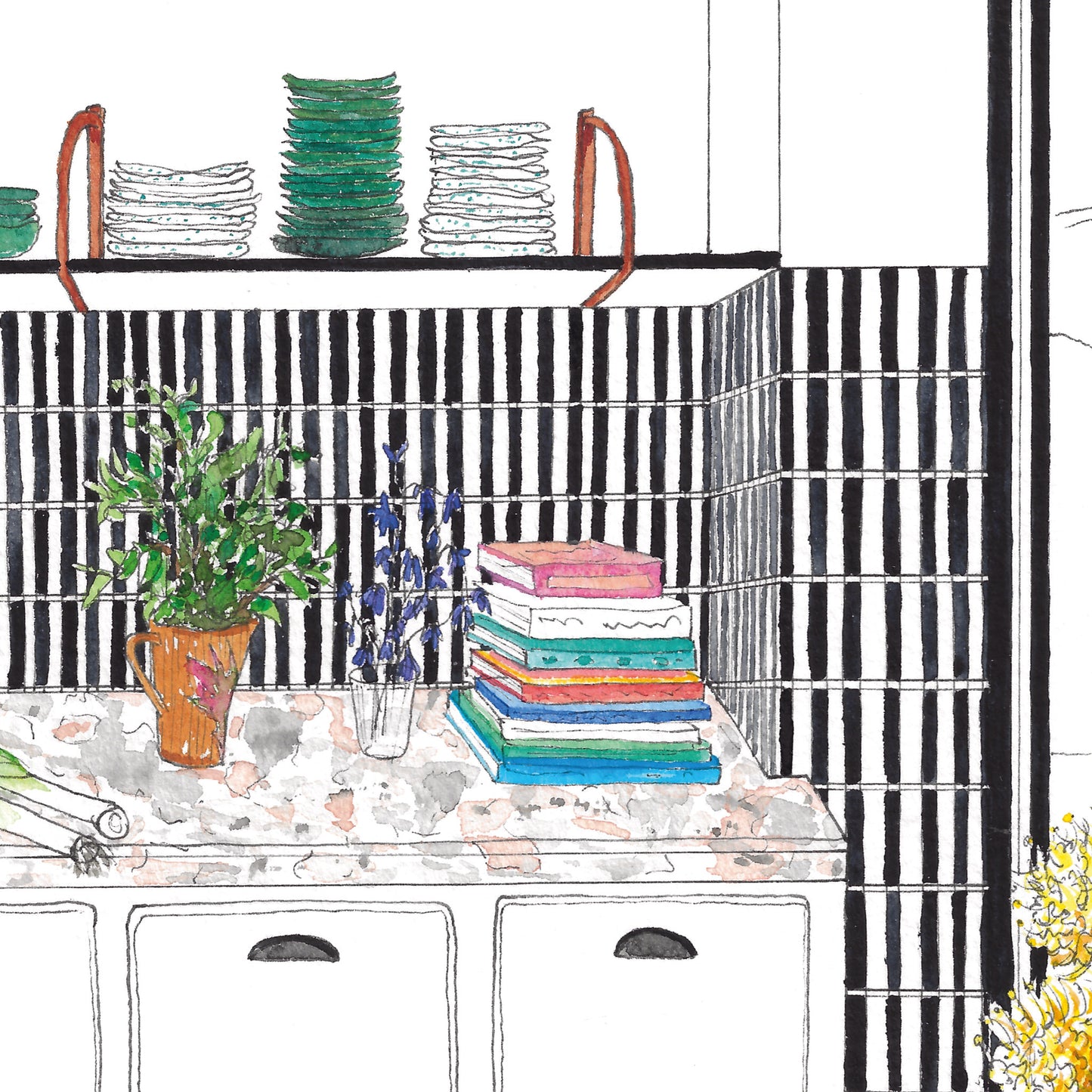 Creative Kitchen Art Print