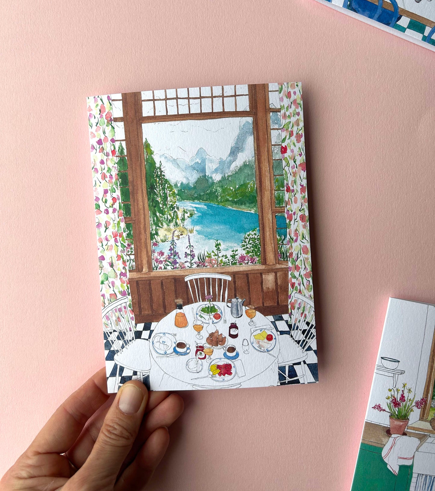 Lake Hotel Breakfast Card