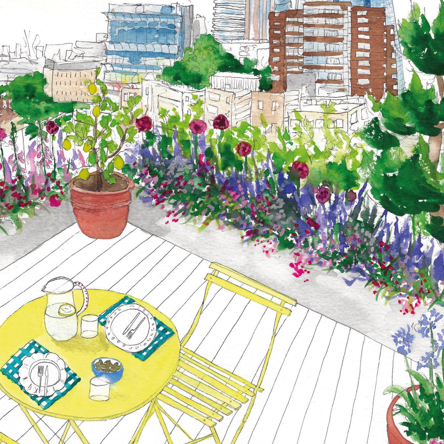 London Skyline Card