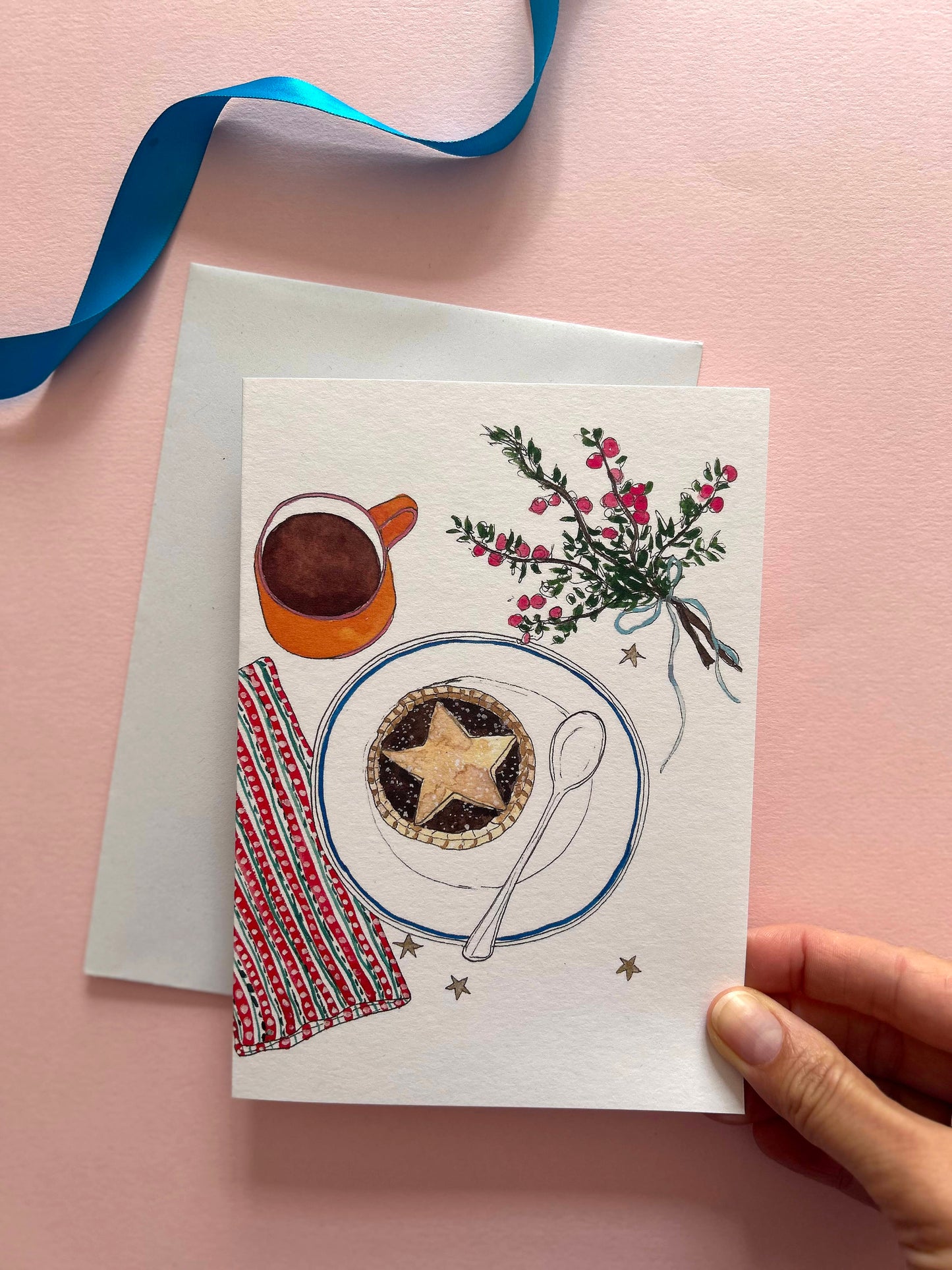 Christmas Mince Pie Card