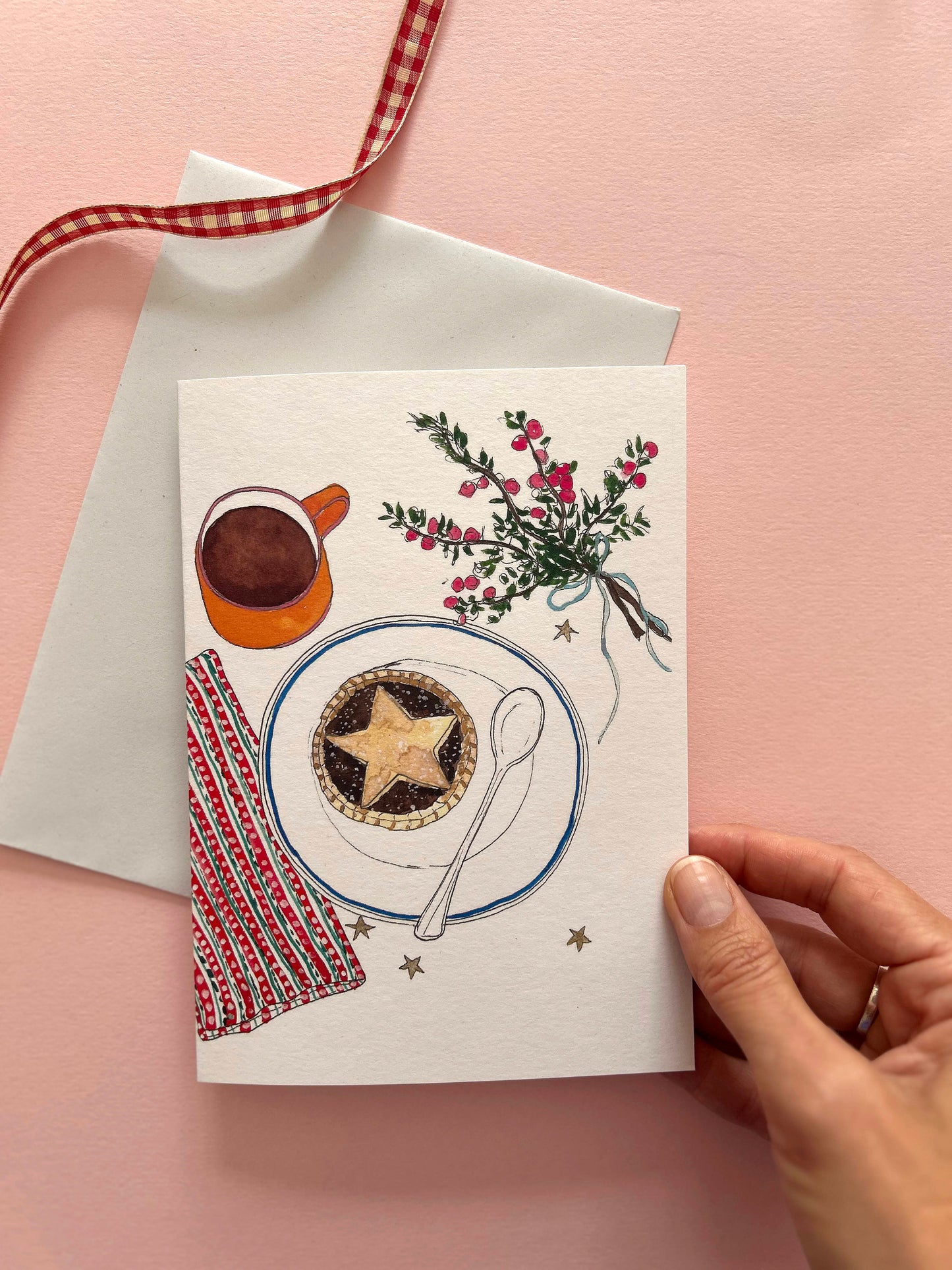 Christmas Mince Pie Card