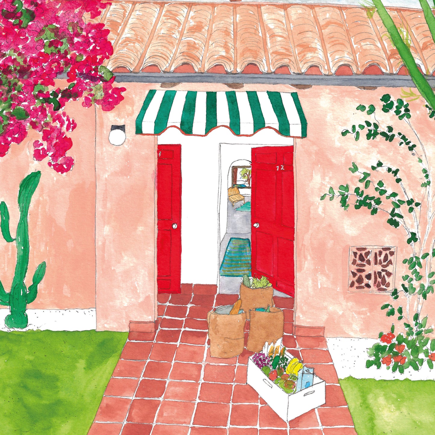 Palm Springs Home Card