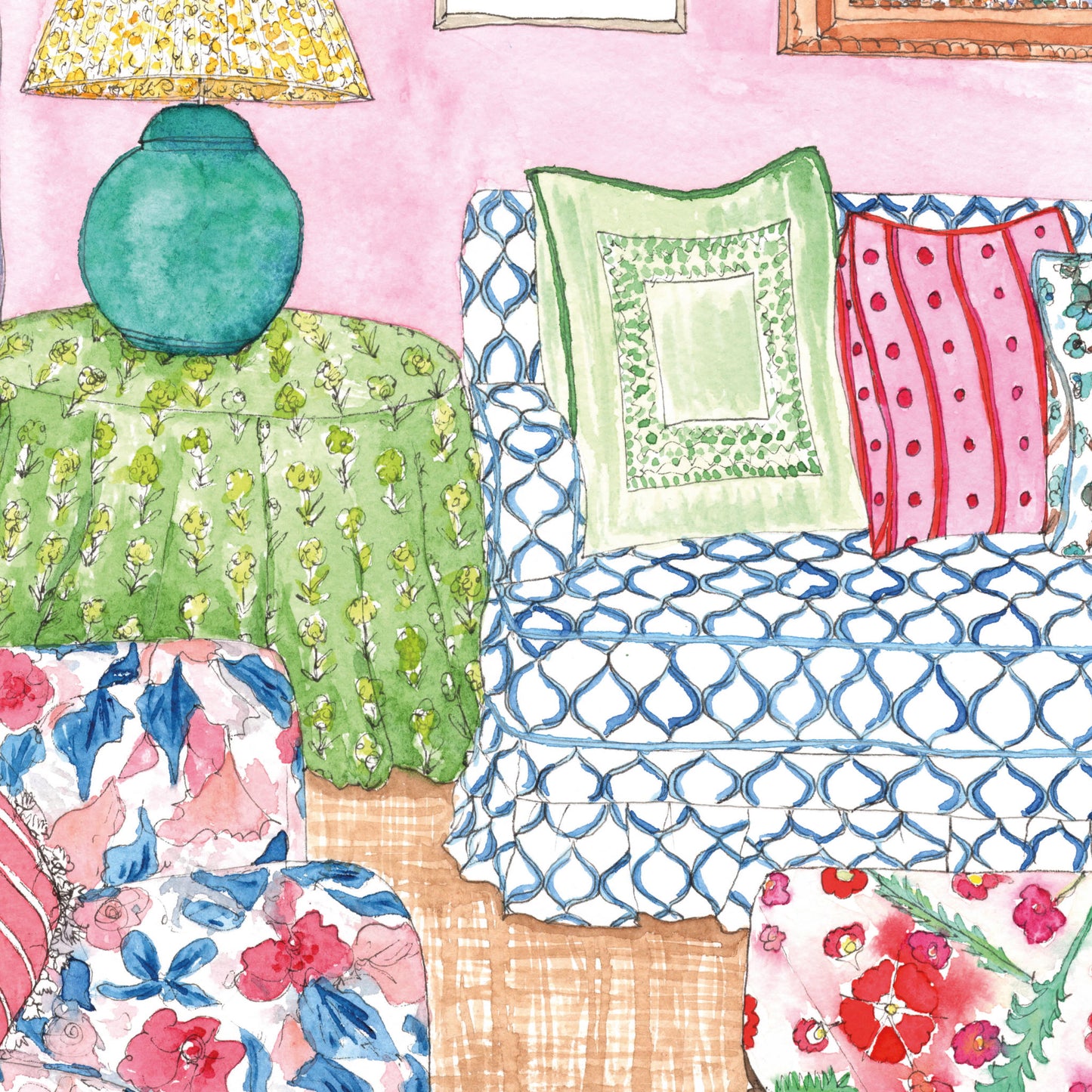 Patterned Home Mini Print