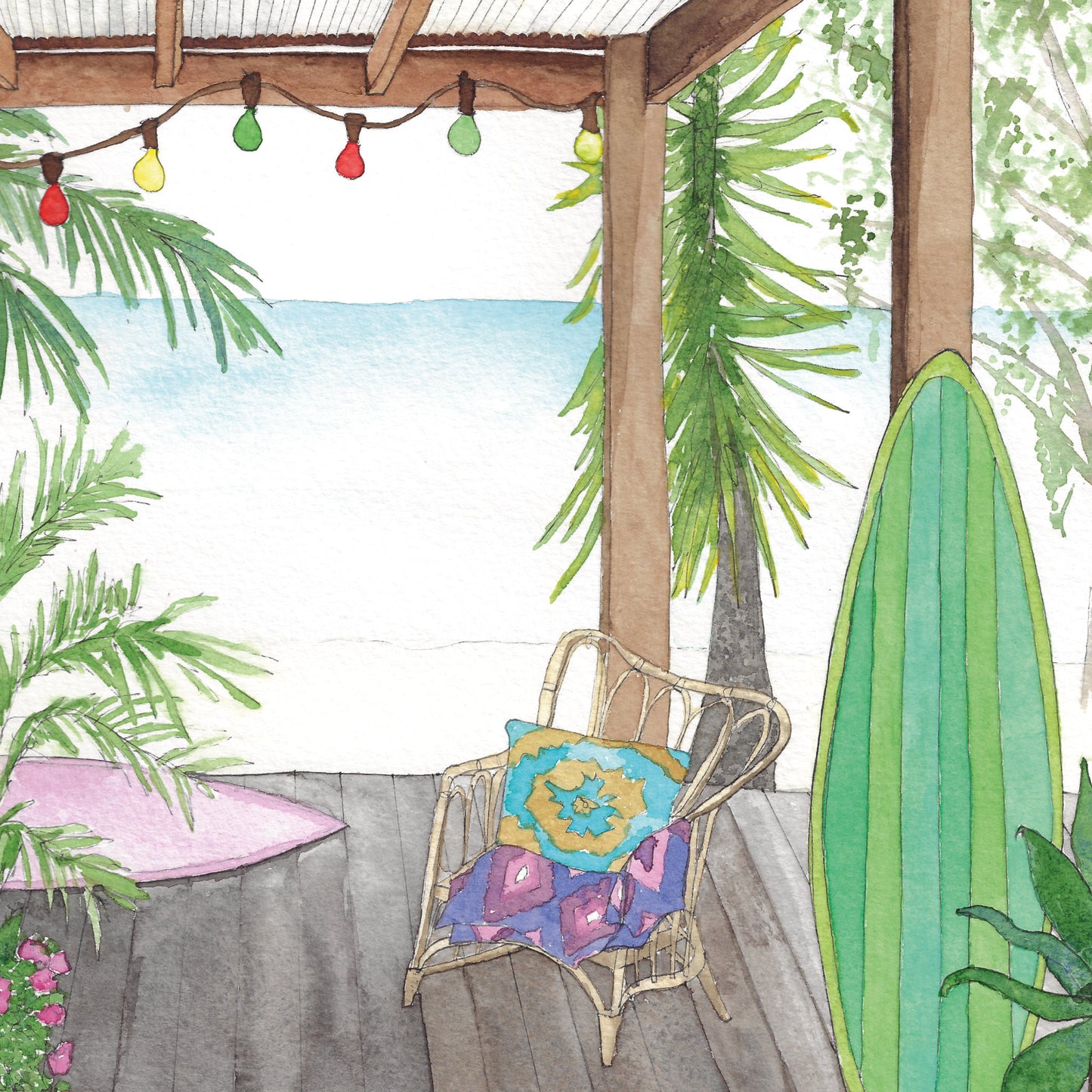 Surf Shack Card