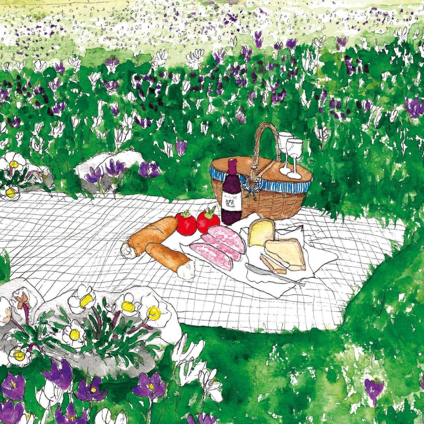 Spring in the Alps Card