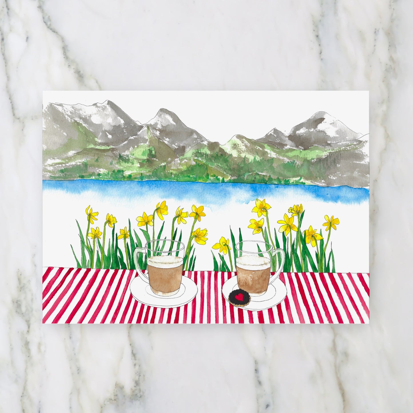 Romance in Spring Valentine's Day Card