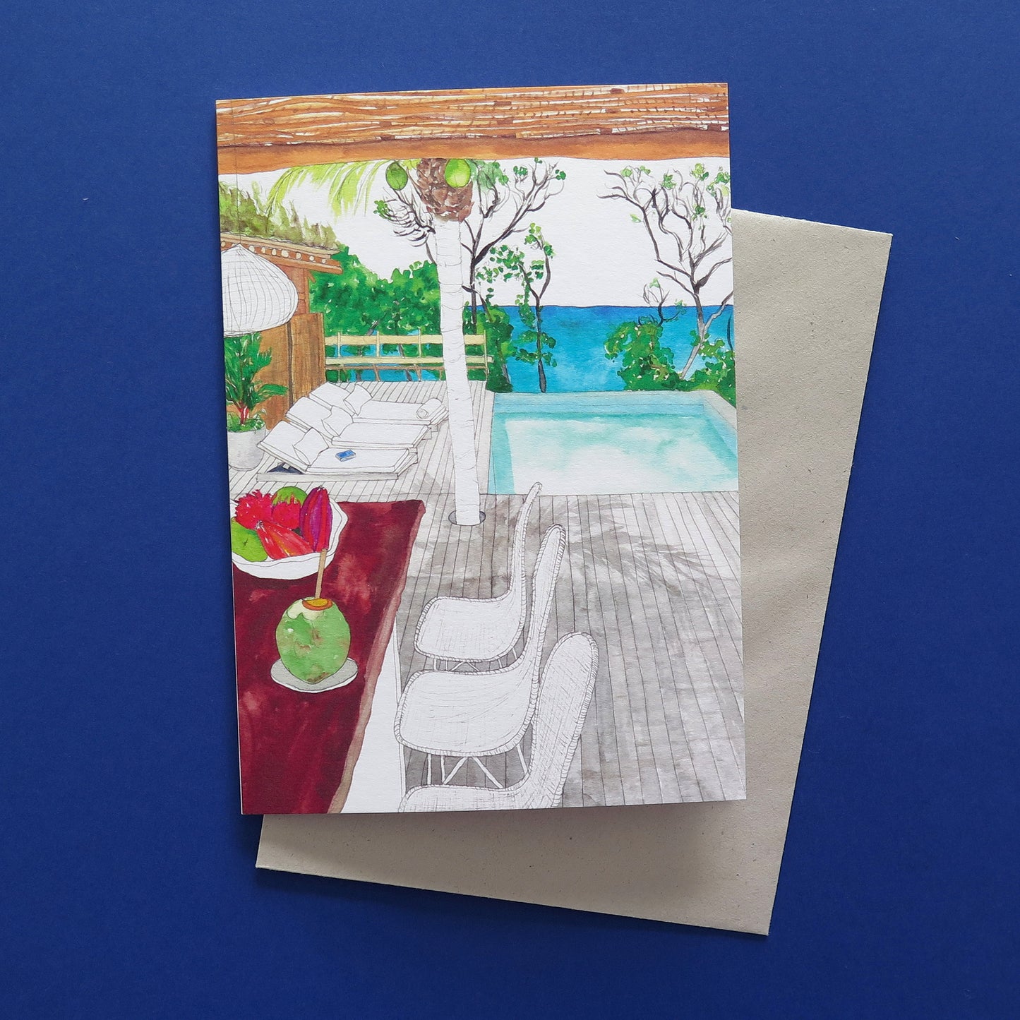 Beach Hotel Card
