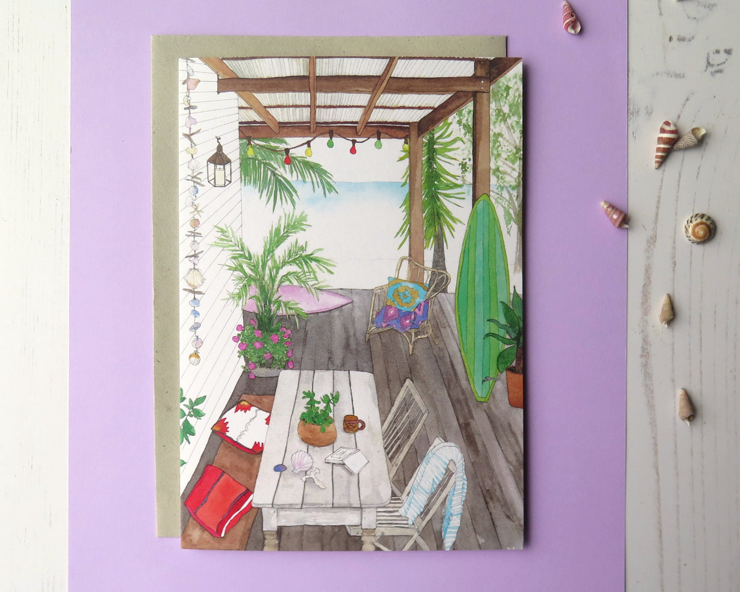 Surf Shack Card