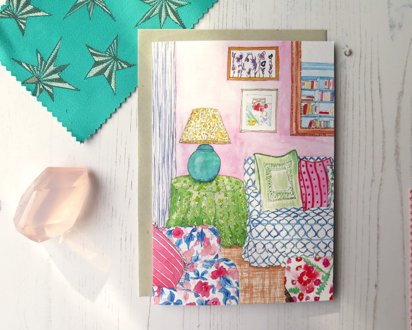 Pattern Clash Interior Card
