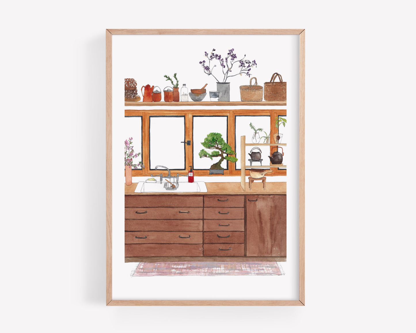 Japanese interior art print