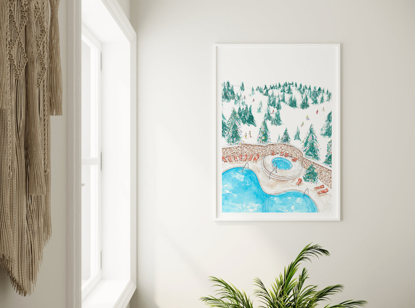 Ski Resort Art Print