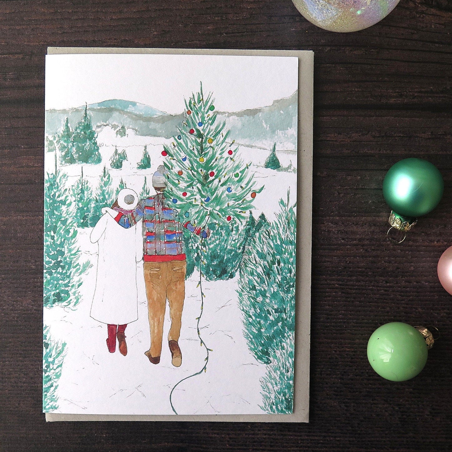 Christmas Trees Card