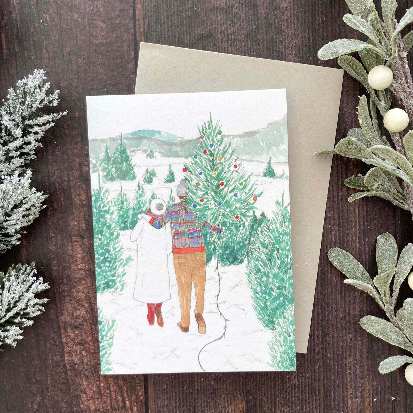 Christmas Trees Card