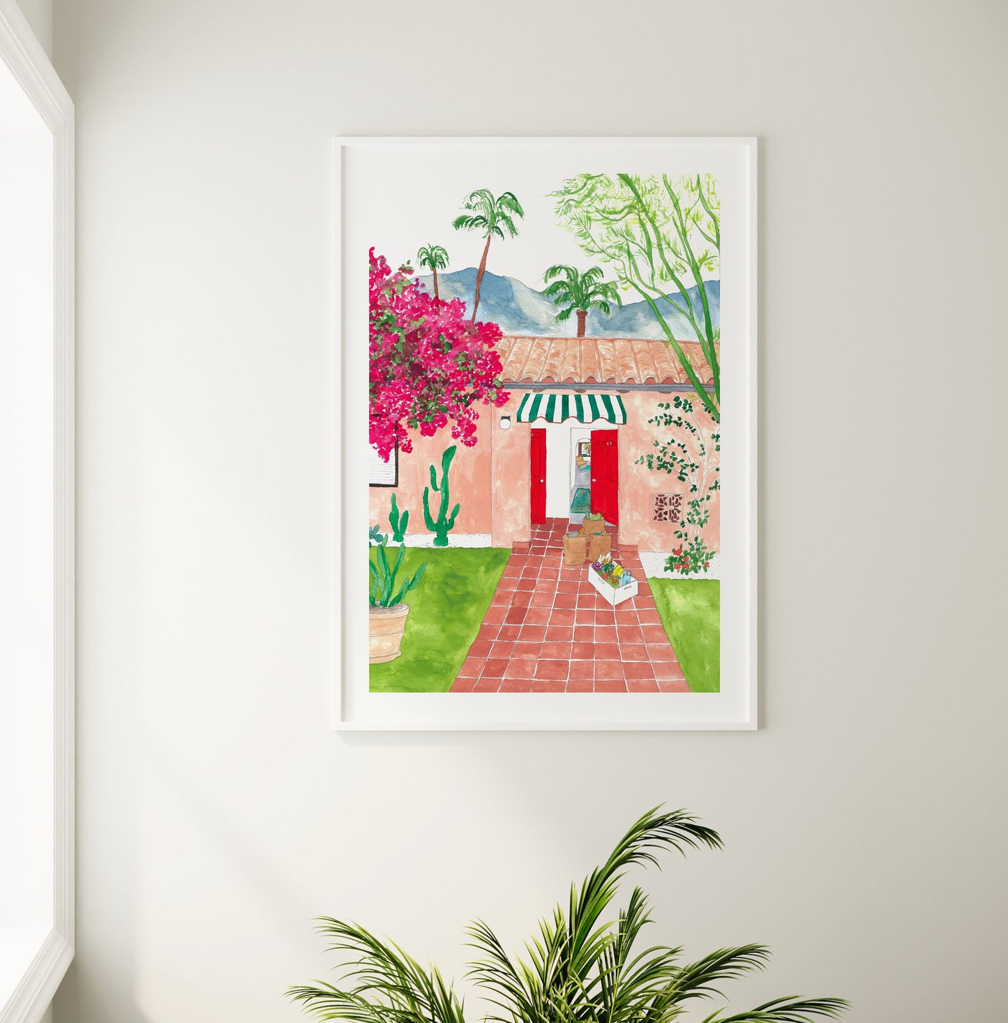 Colourful home art print