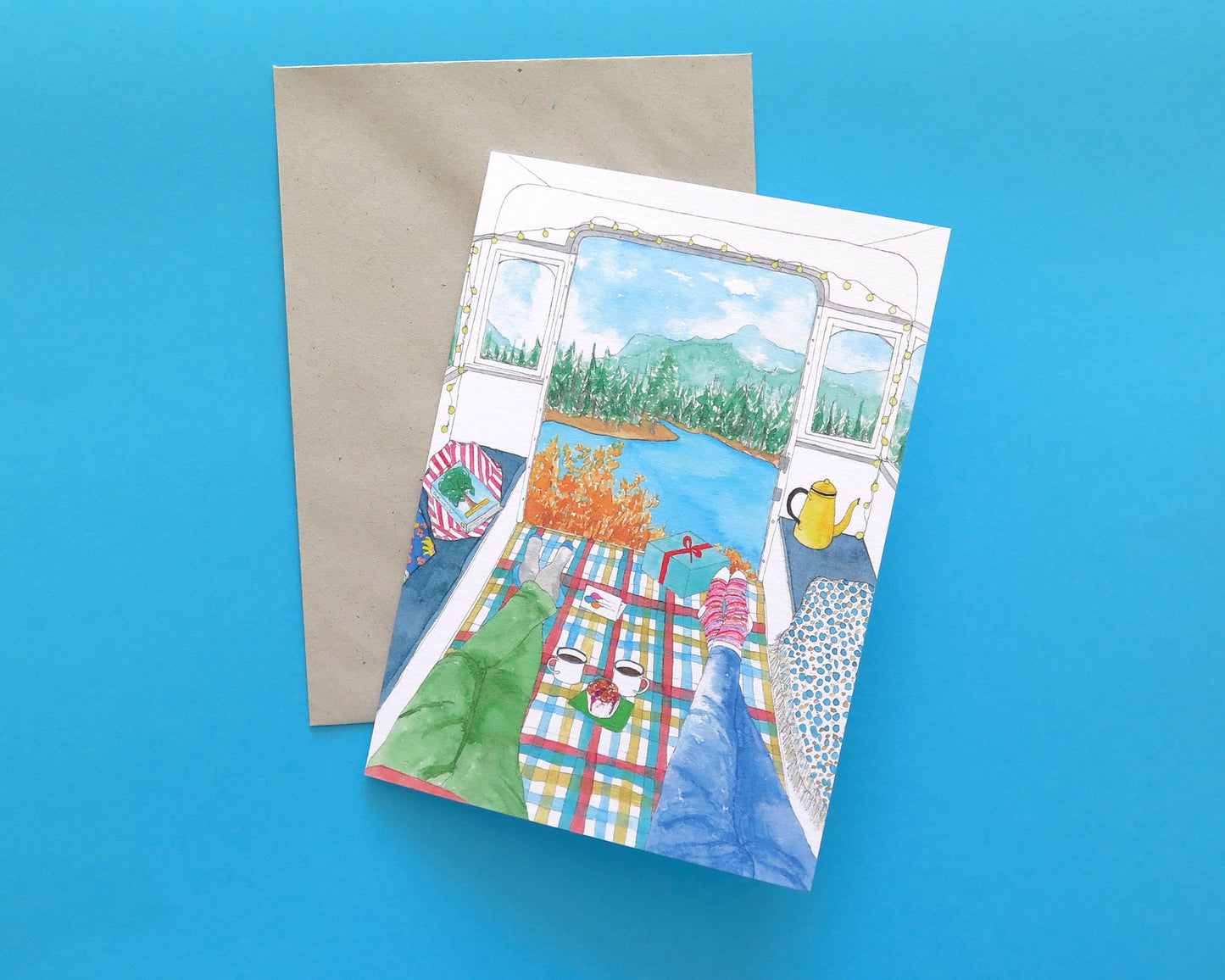 Camper Van holiday Card