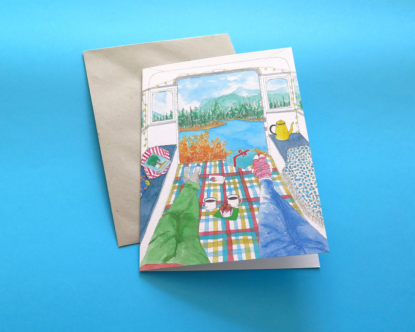 Camper Van holiday Card