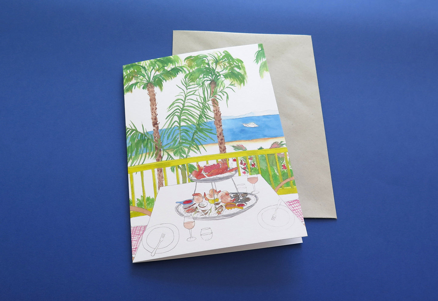 Seaside Meal Card
